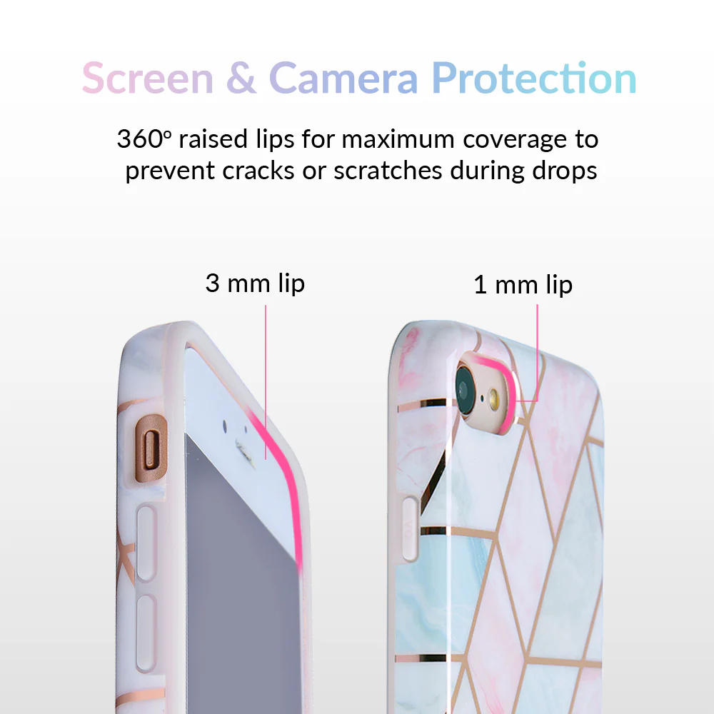 Geometric Marble iPhone Case - Image 3