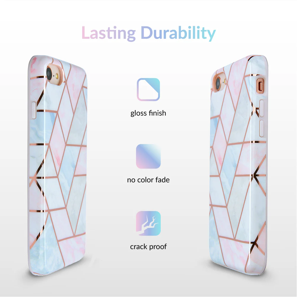 Geometric Marble iPhone Case - Image 4