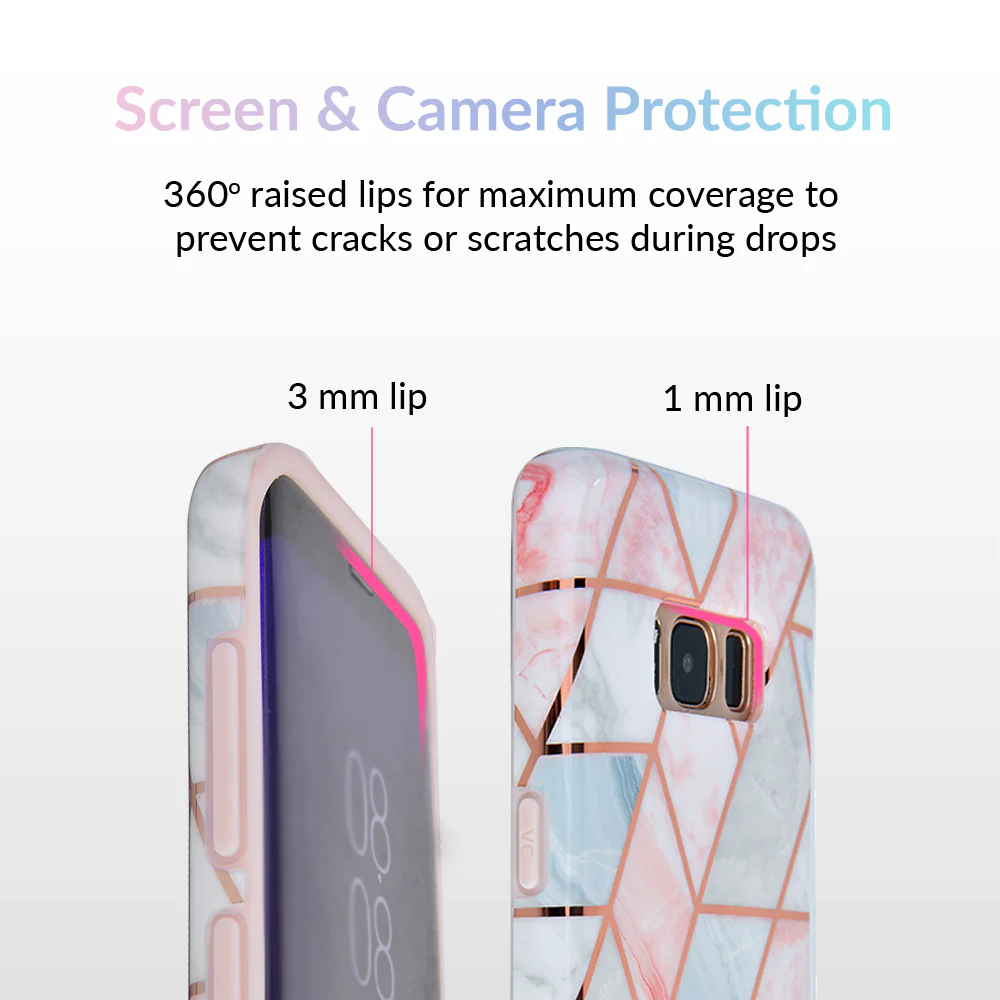 Geometric Marble Samsung Case - Image 2