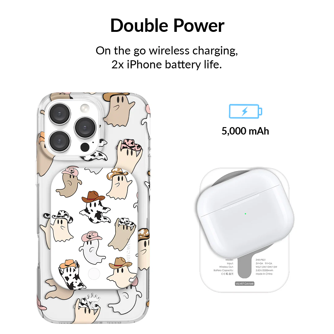 Ghosted Cowboy MagSafe Battery Power Pack - Image 3