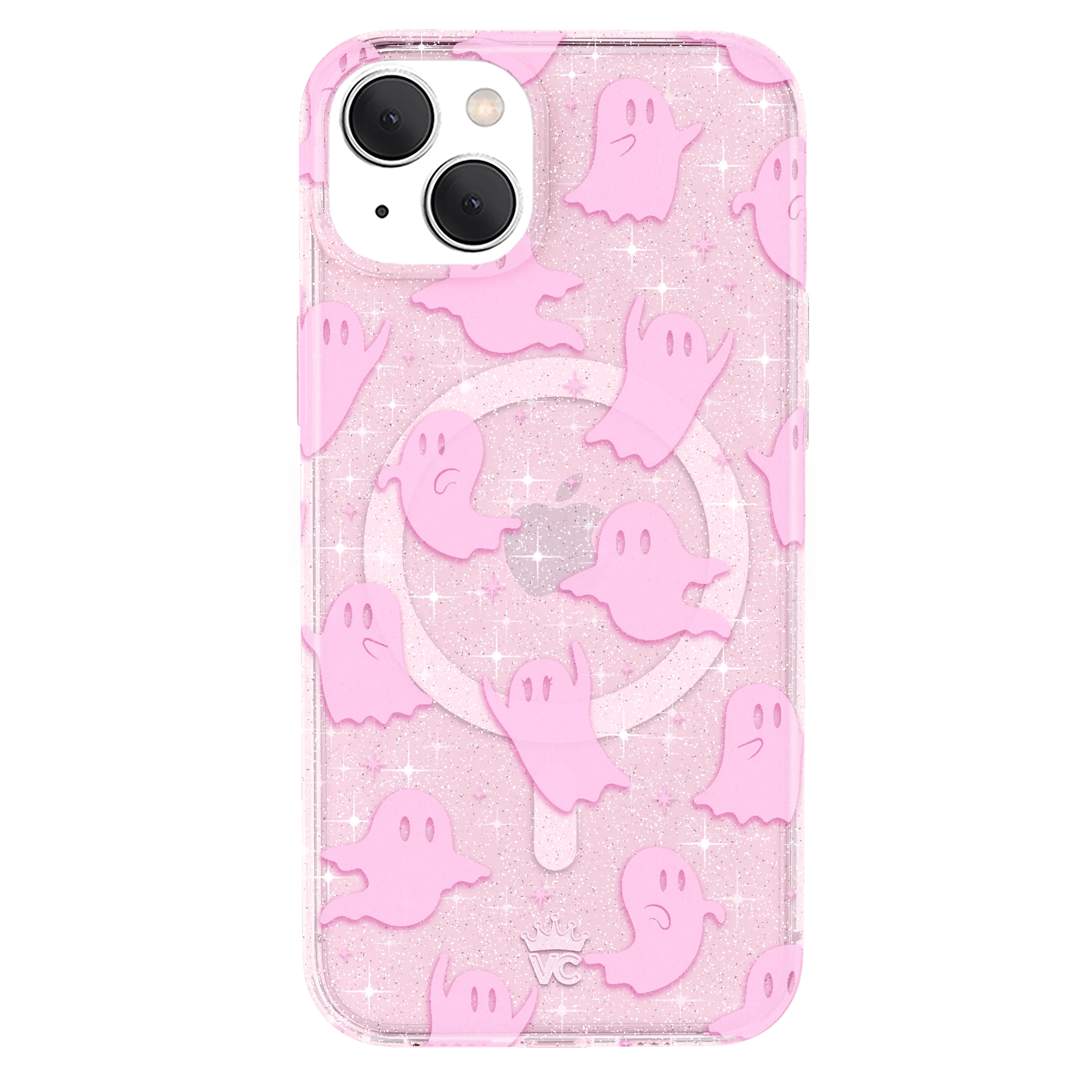 Ghosted Pink Glitter iPhone Case - Image 11