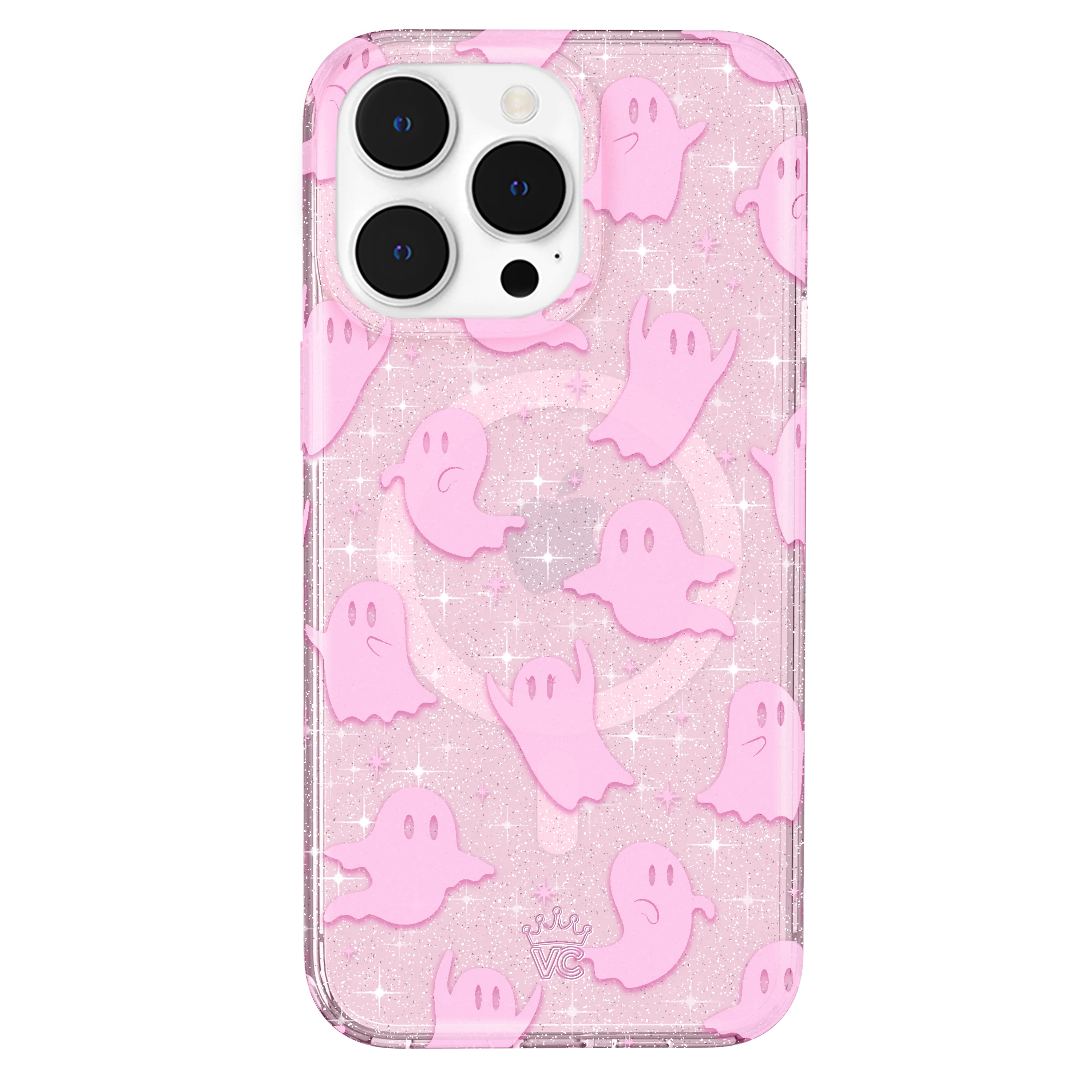 Ghosted Pink Glitter iPhone Case - Image 21