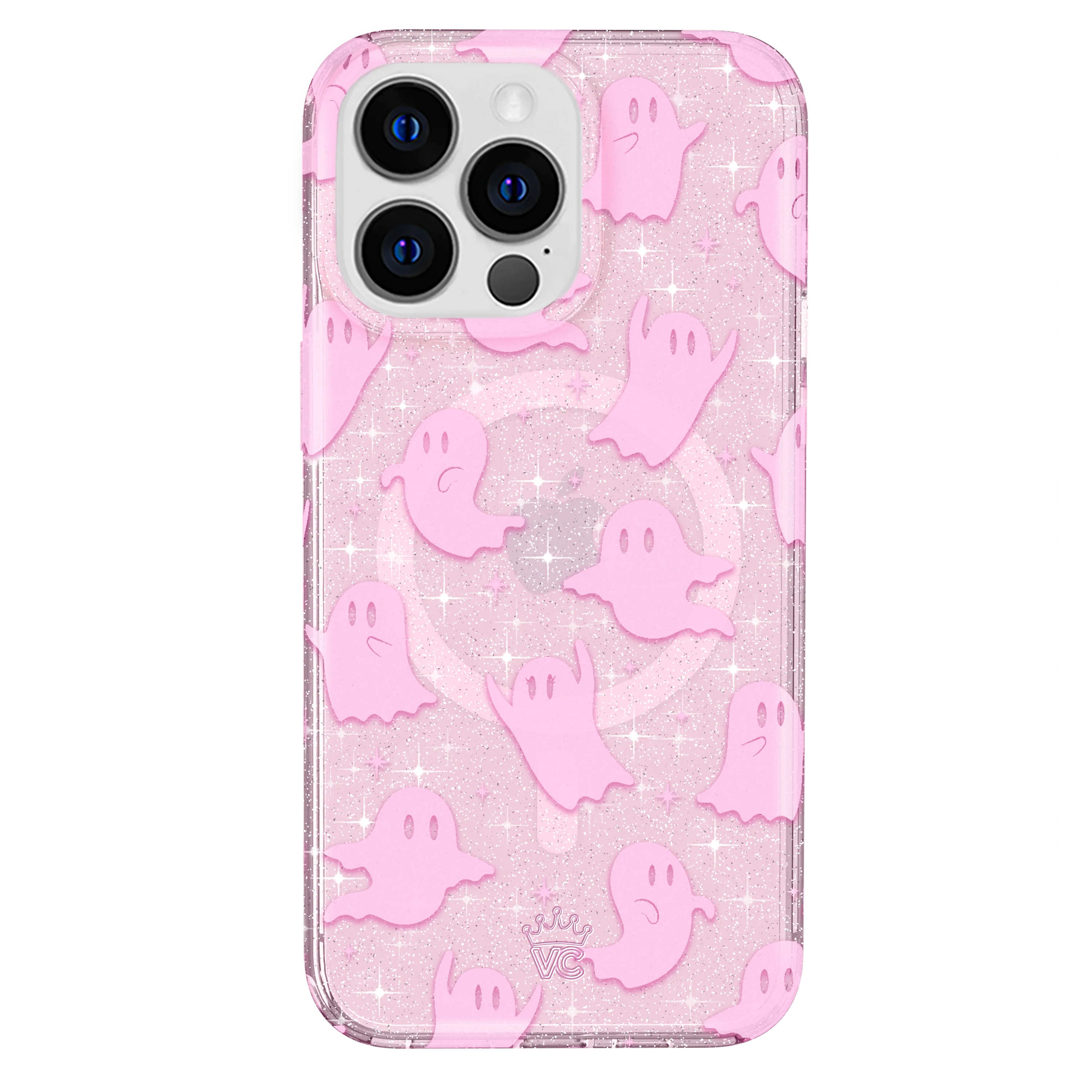 Ghosted Pink Glitter iPhone Case - Image 41