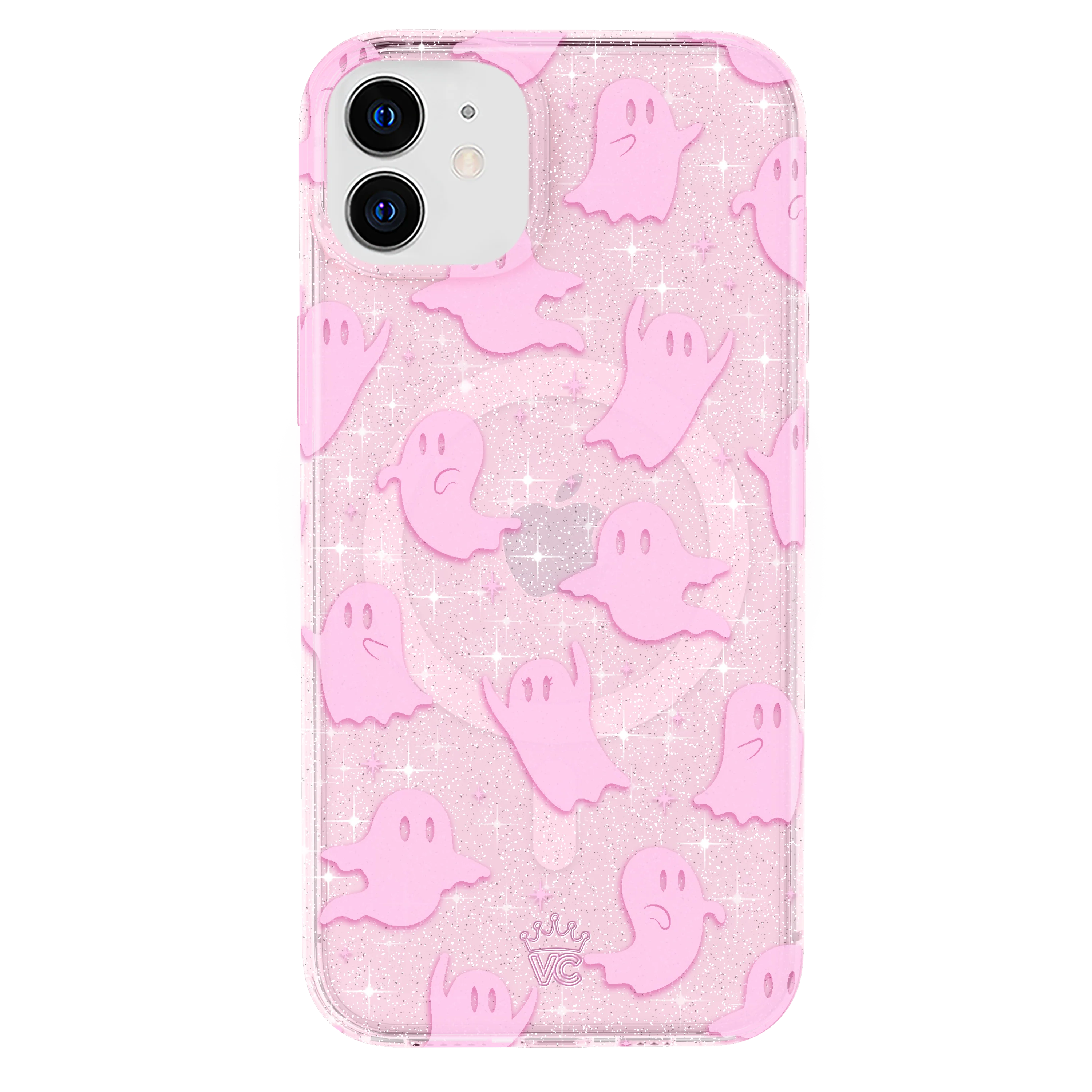 Ghosted Pink Glitter iPhone Case - Image 76
