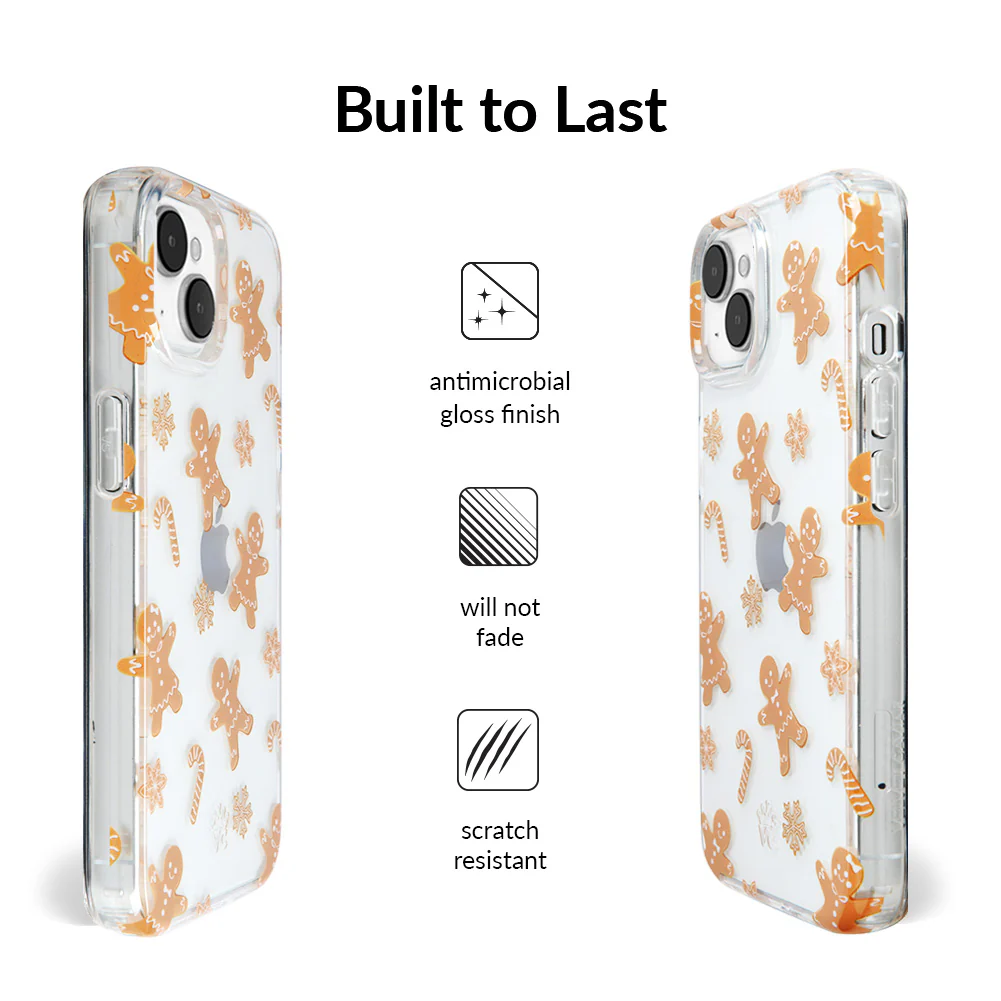 Holiday Gingerbread Clear iPhone Case - Image 11