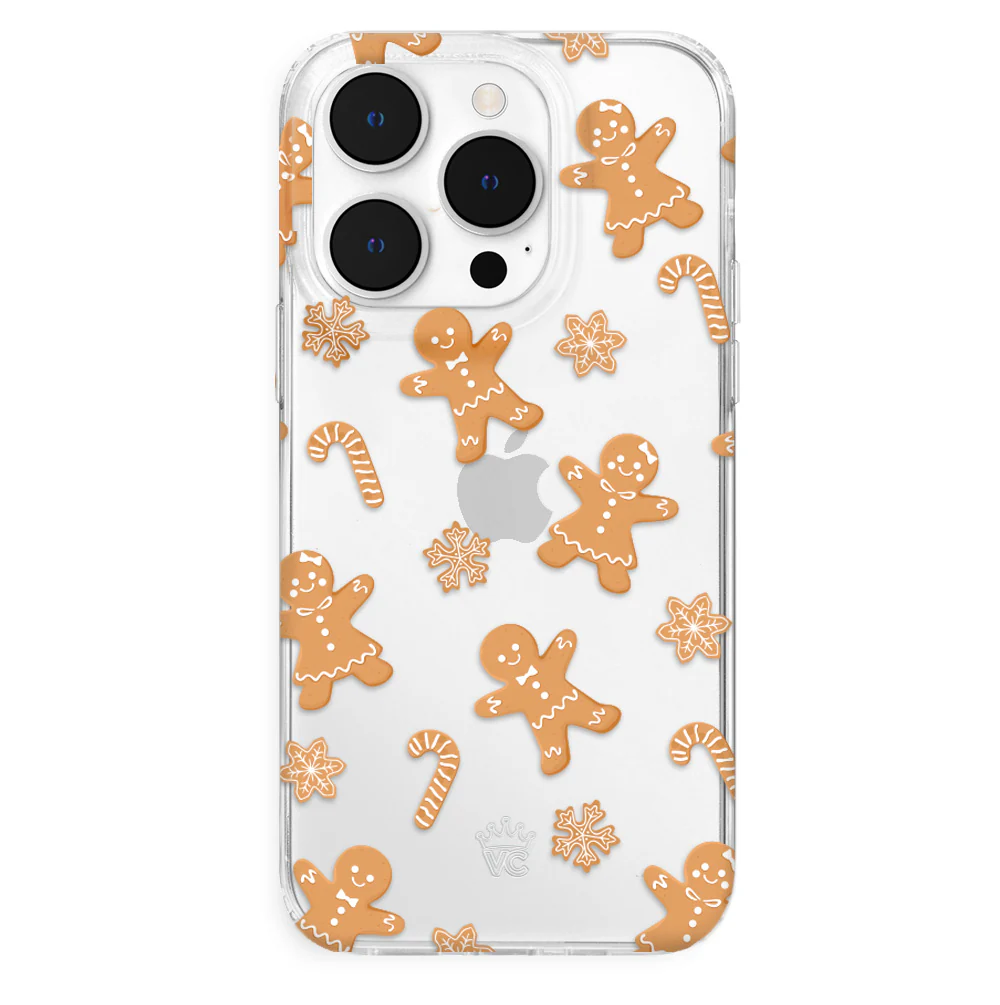 Holiday Gingerbread Clear iPhone Case - Image 13