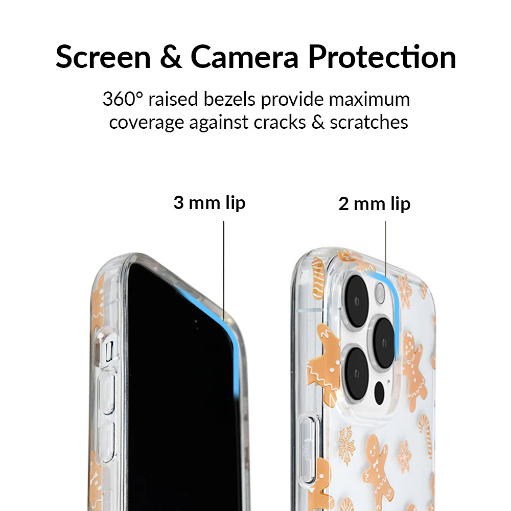 Holiday Gingerbread Clear iPhone Case - Image 15