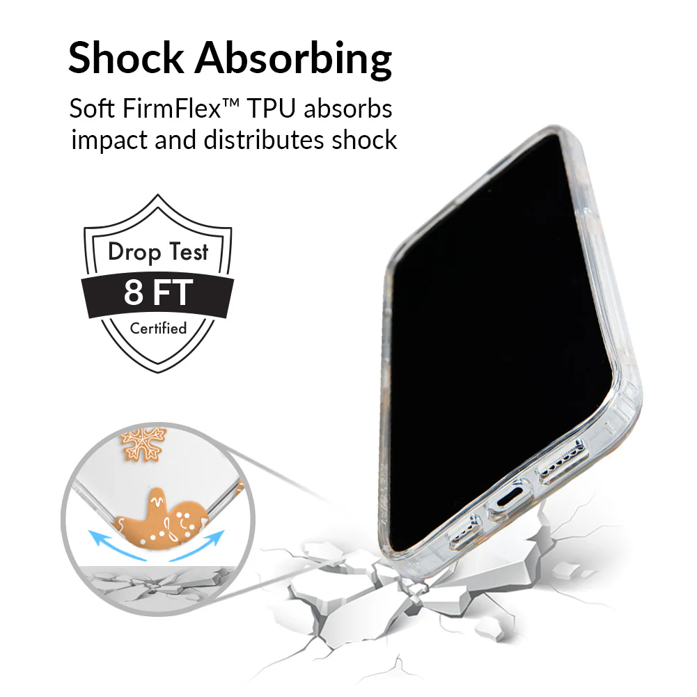 Holiday Gingerbread Clear iPhone Case - Image 16