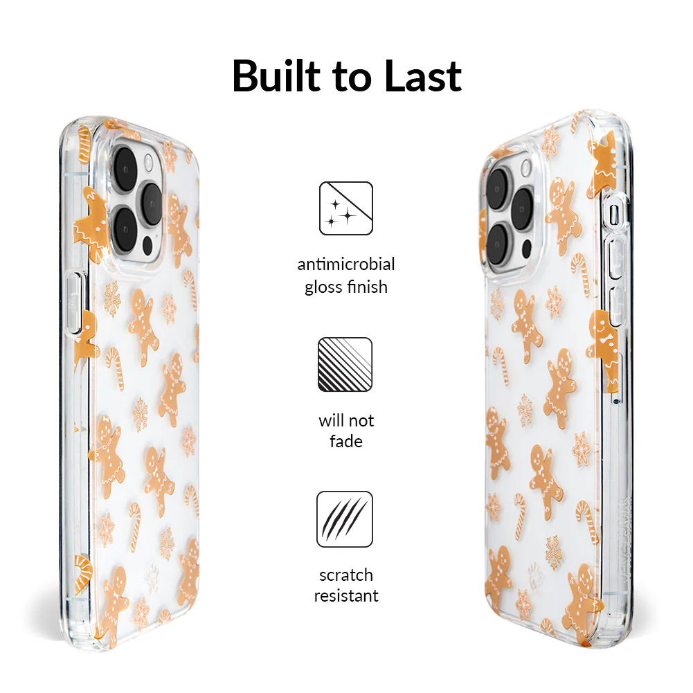 Holiday Gingerbread Clear iPhone Case - Image 17