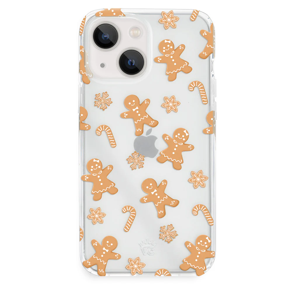 Holiday Gingerbread Clear iPhone Case - Image 25