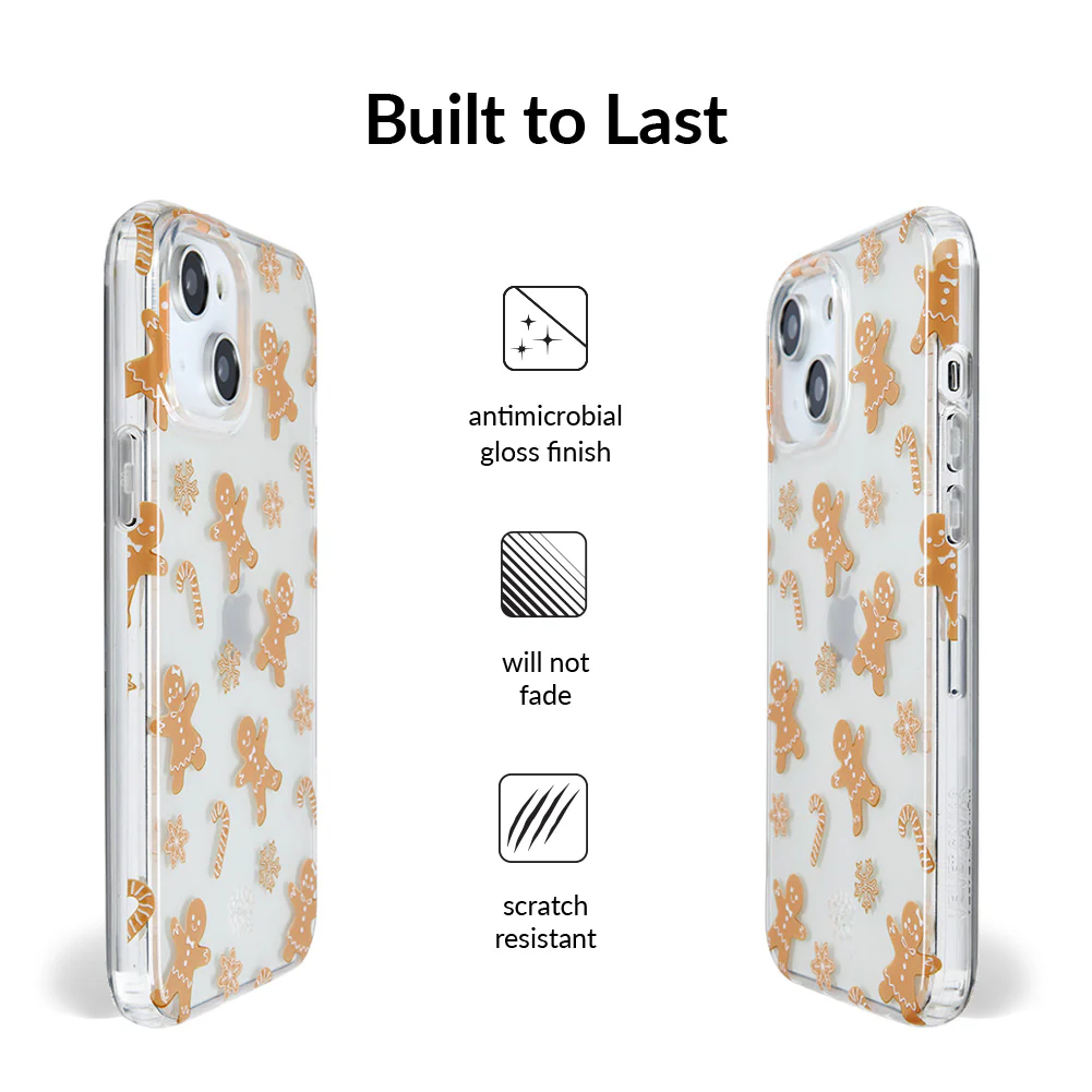 Holiday Gingerbread Clear iPhone Case - Image 29
