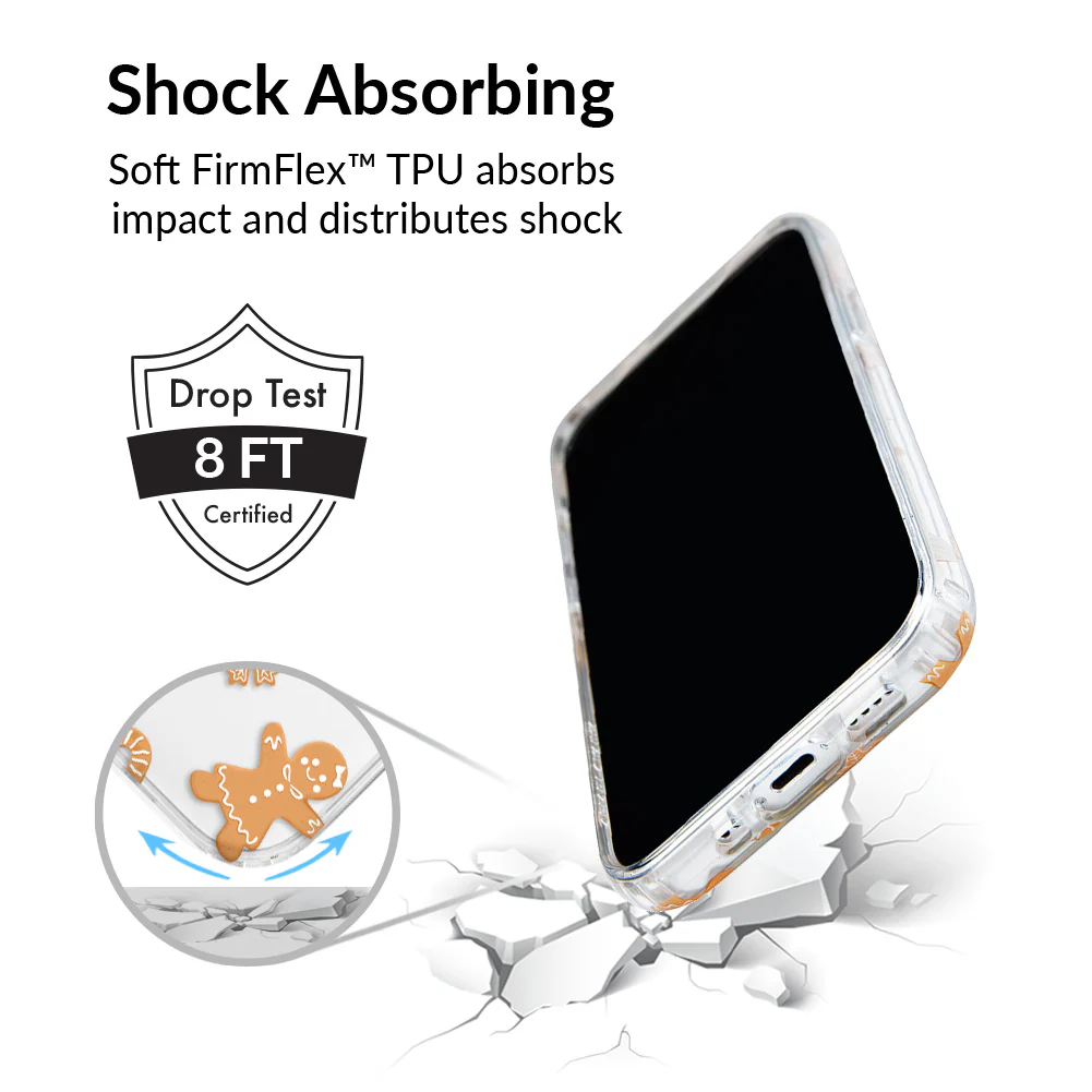 Holiday Gingerbread Clear iPhone Case - Image 34