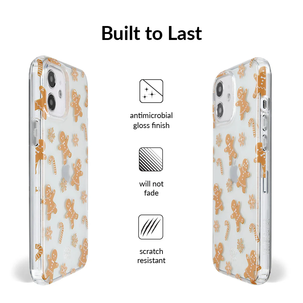 Holiday Gingerbread Clear iPhone Case - Image 53