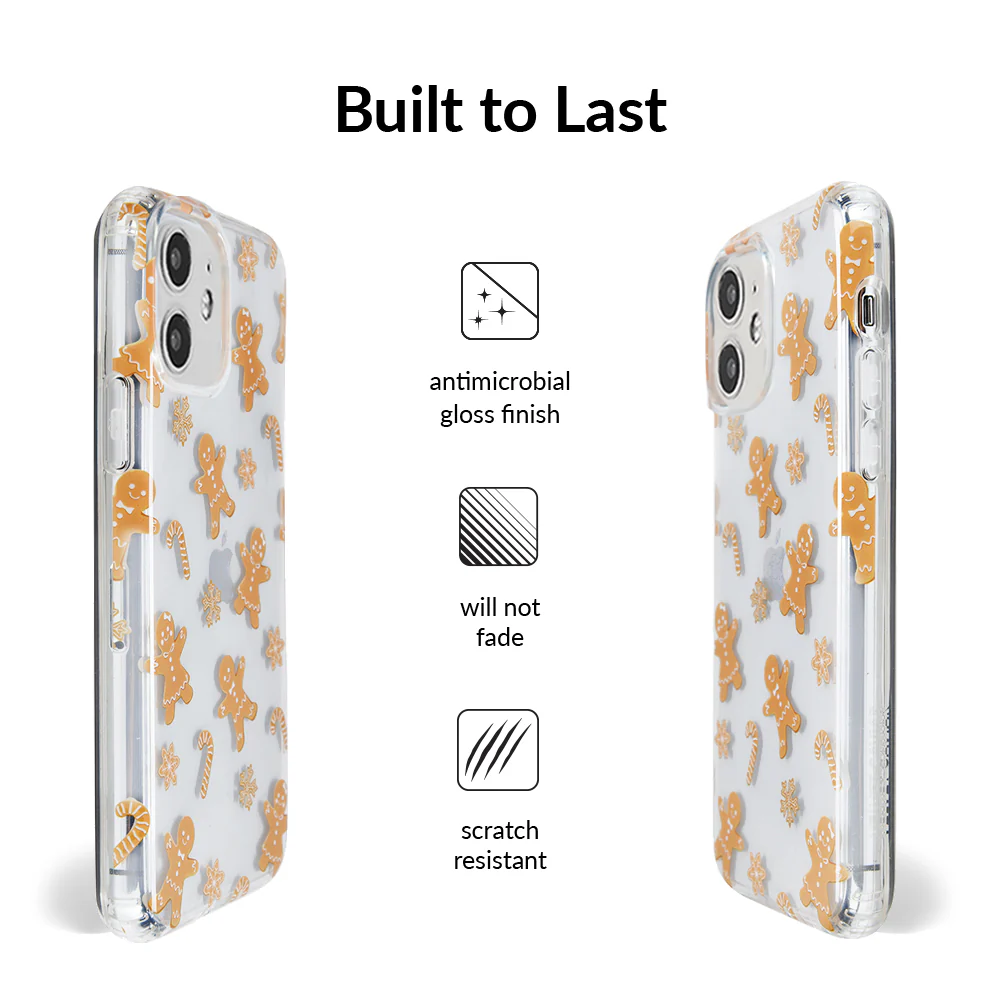 Holiday Gingerbread Clear iPhone Case - Image 77