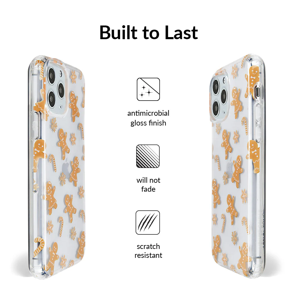 Holiday Gingerbread Clear iPhone Case - Image 83