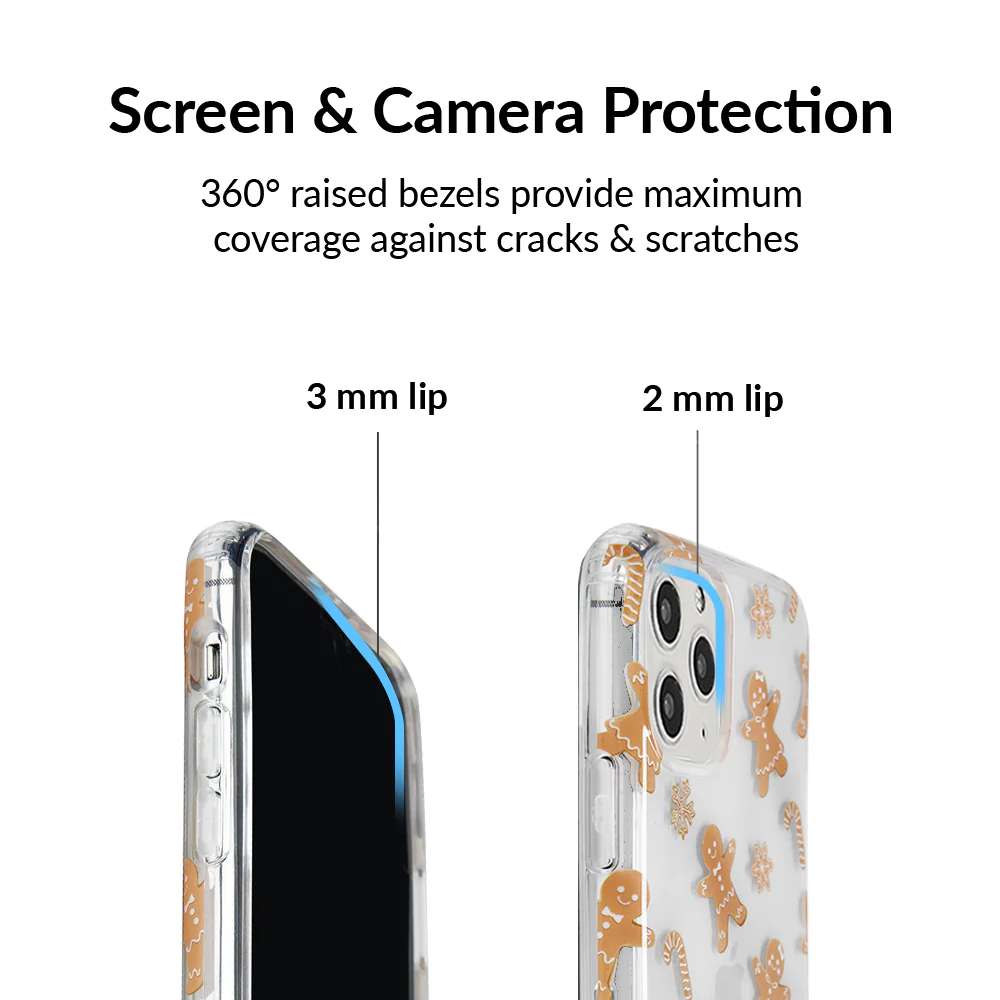Holiday Gingerbread Clear iPhone Case - Image 87
