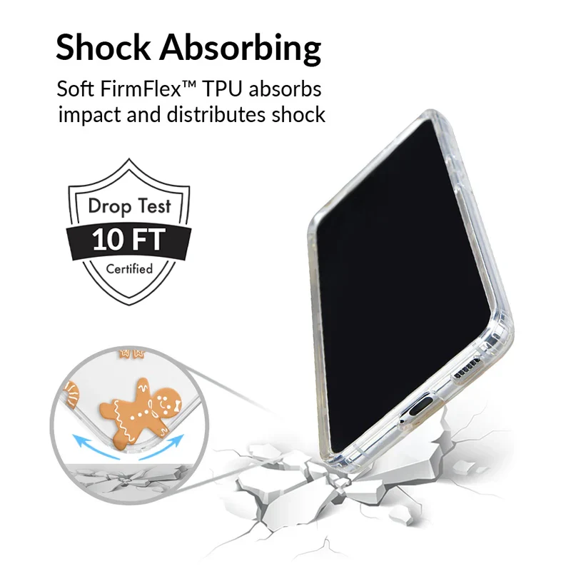Holiday Gingerbread Clear Samsung Case - Image 15