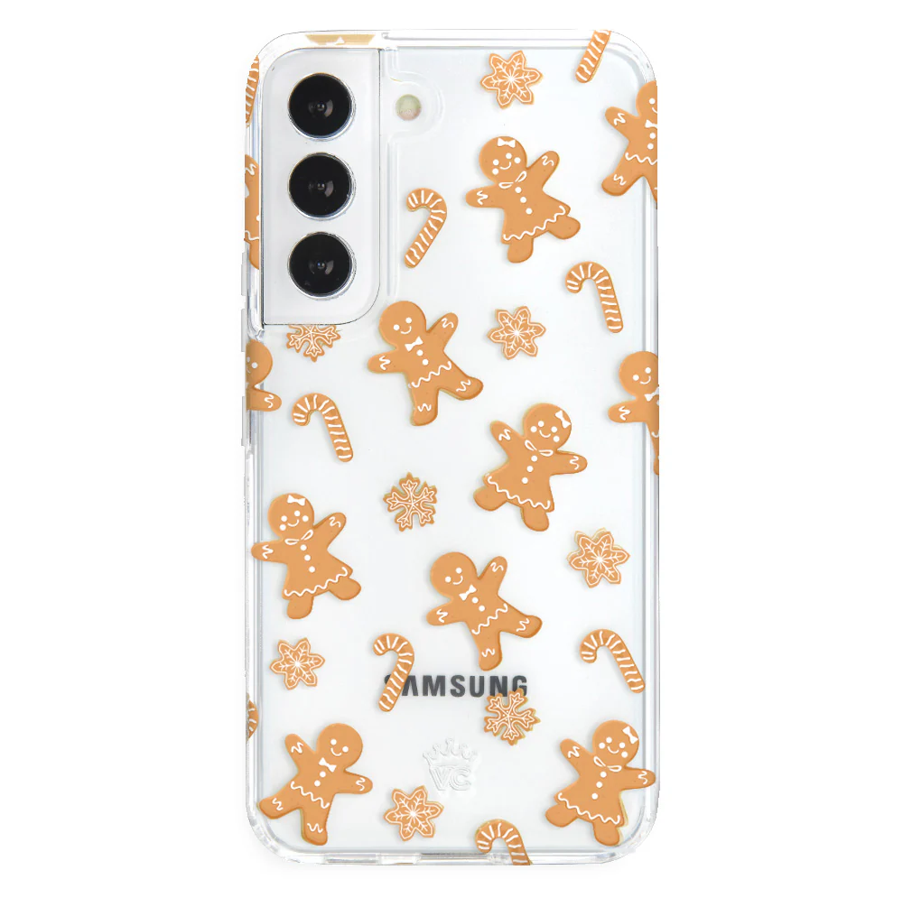 Holiday Gingerbread Clear Samsung Case - Image 20
