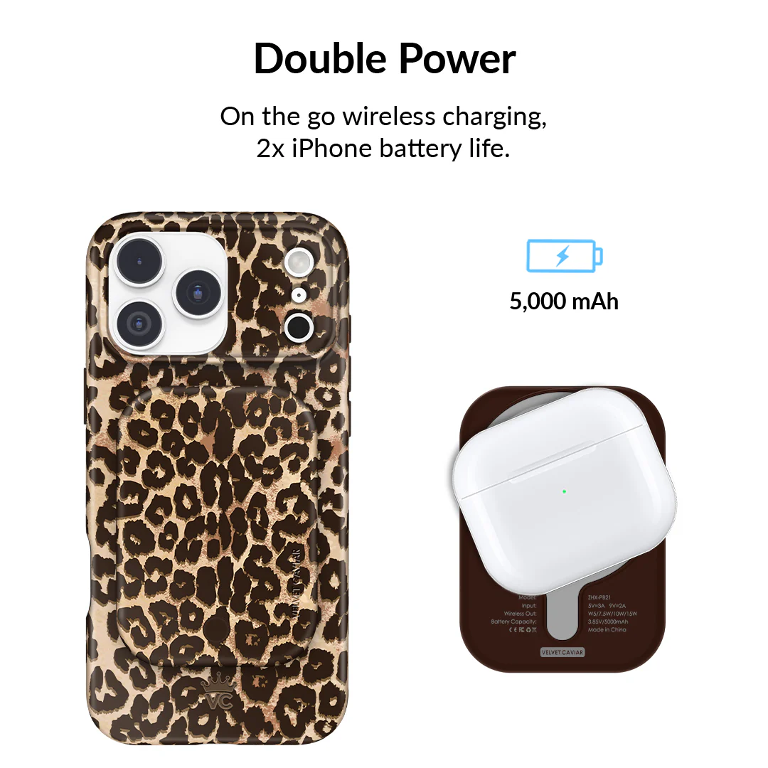 Girls Night Leopard MagSafe Battery Power Pack - Image 3