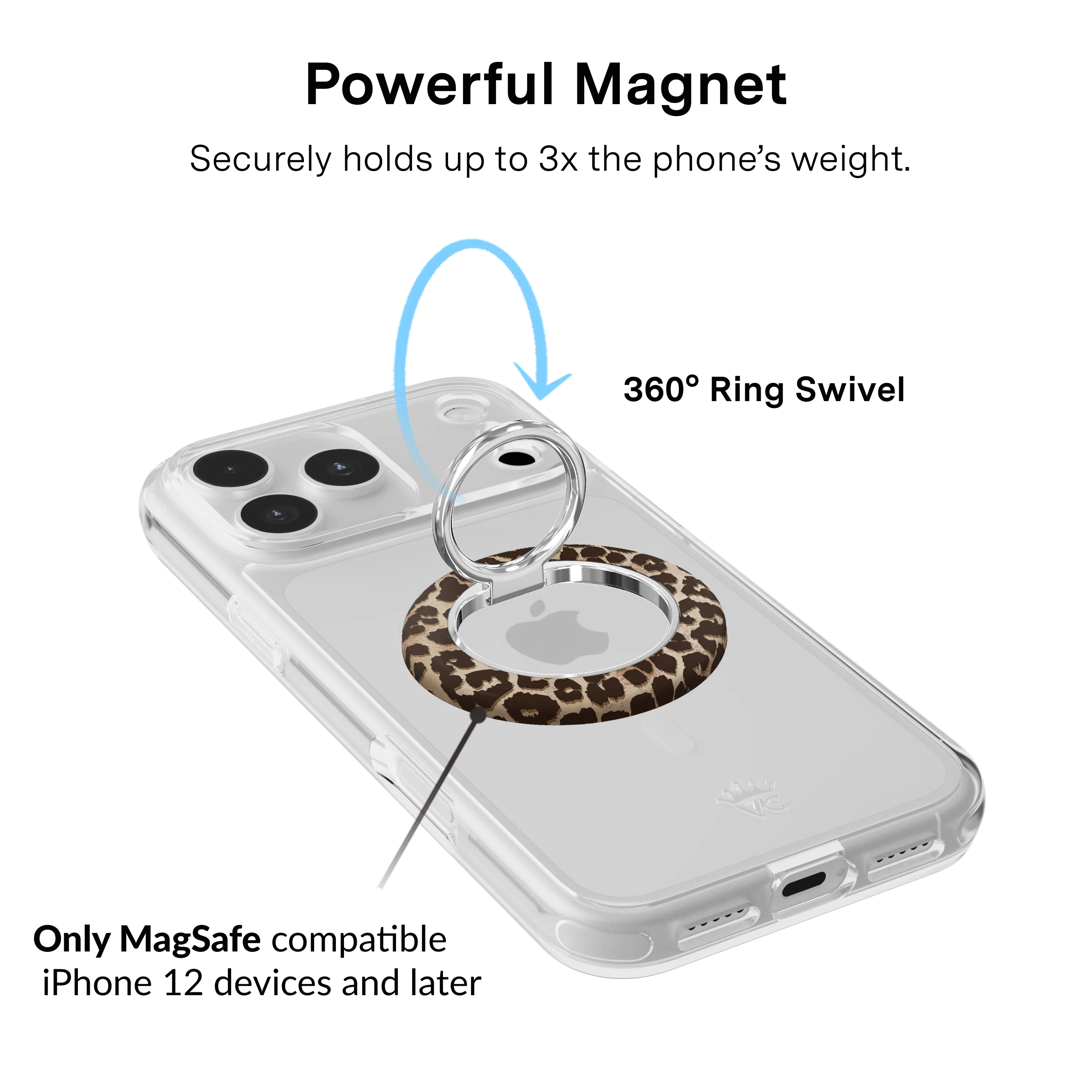 Girls Night Leopard MagSafe Grip Ring - Image 3