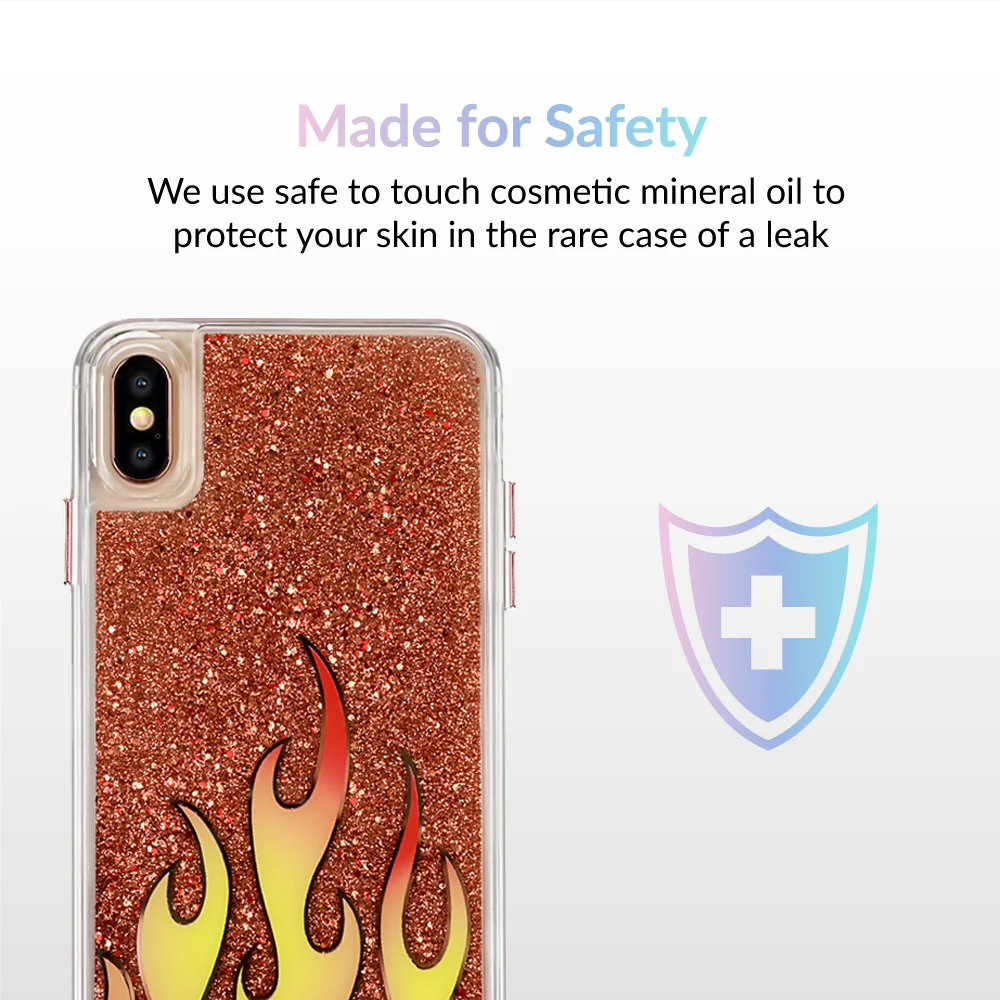 Glitter Flames iPhone Case by Nessa - Image 62
