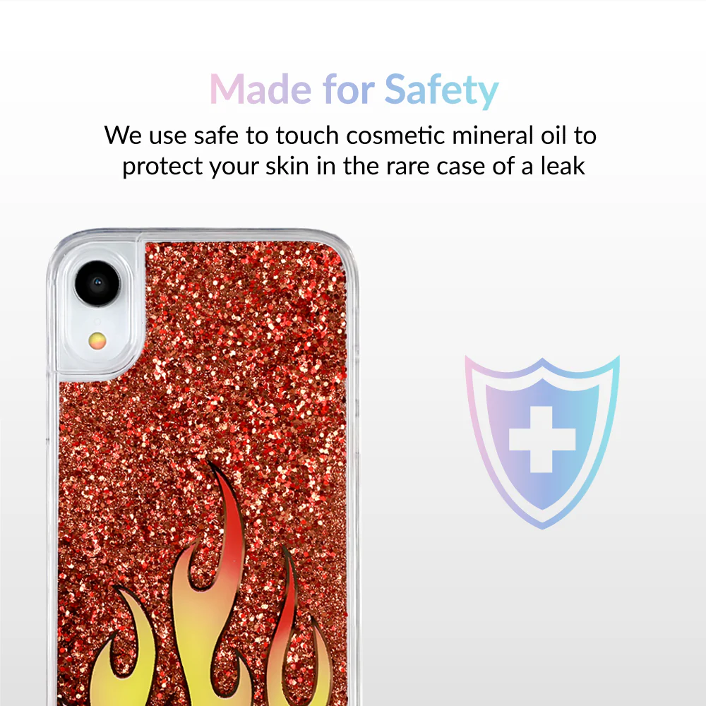 Glitter Flames iPhone Case by Nessa - Image 70