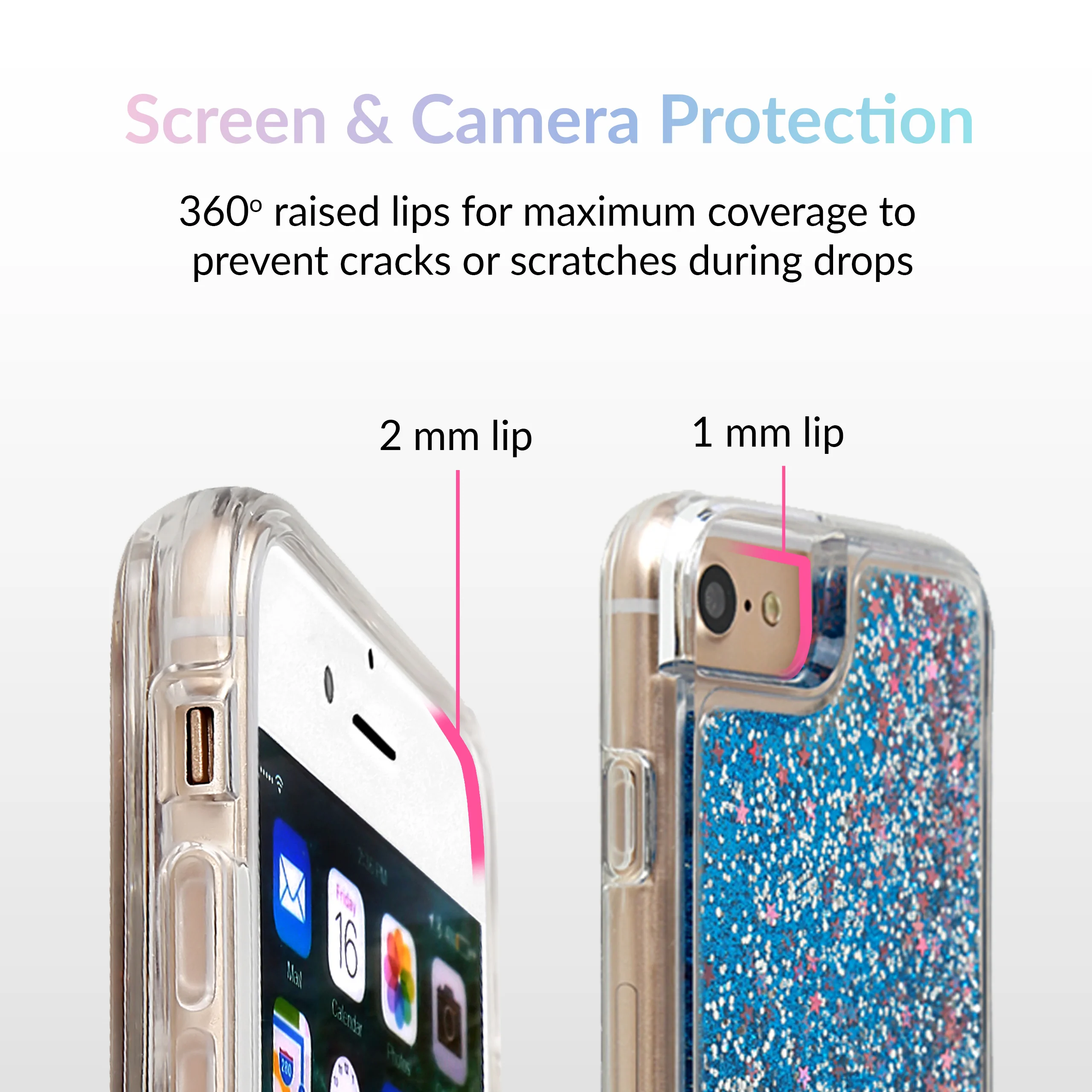 STARRY NIGHT GLITTER IPHONE CASE - Image 3