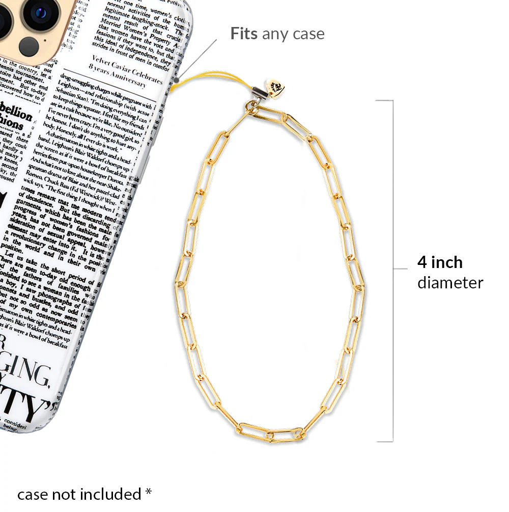 Gold Chain Phone Charm - Image 3