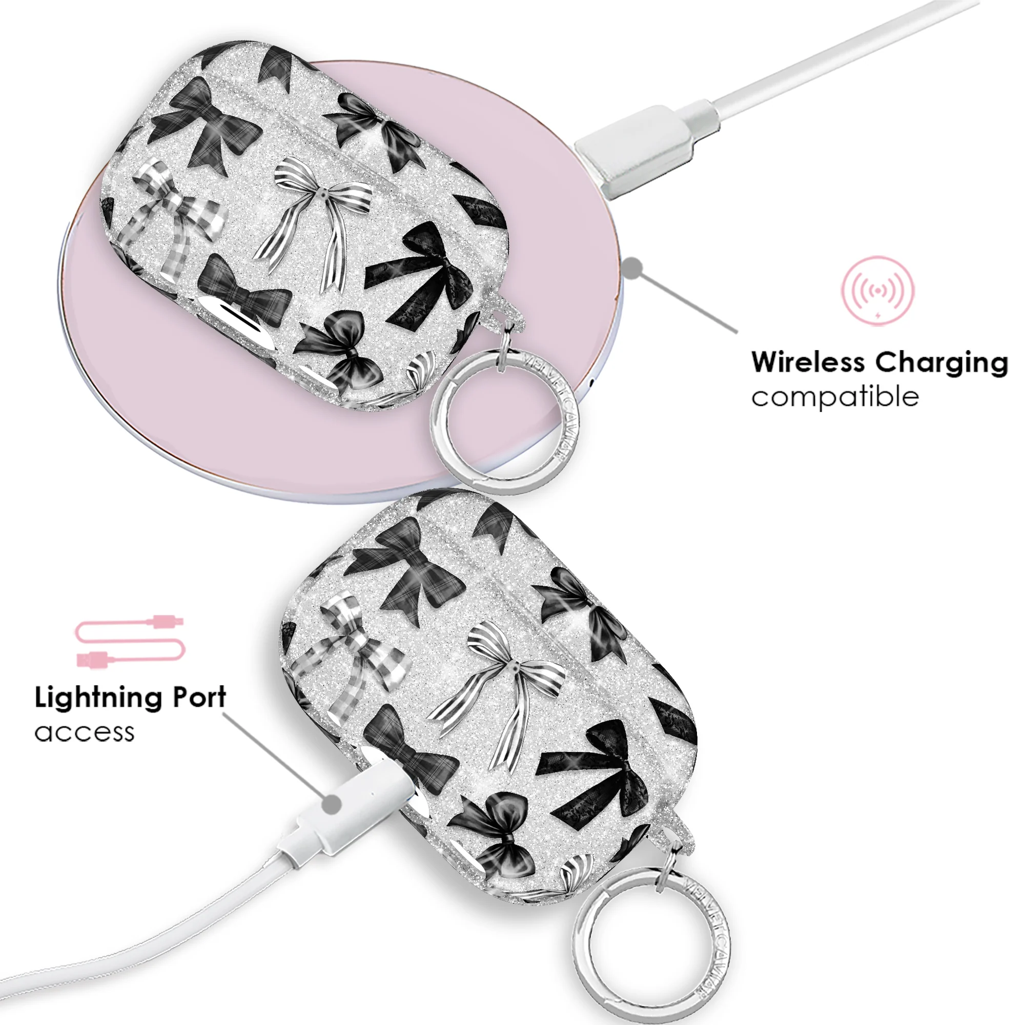Gothic Bows AirPod Case - Image 23