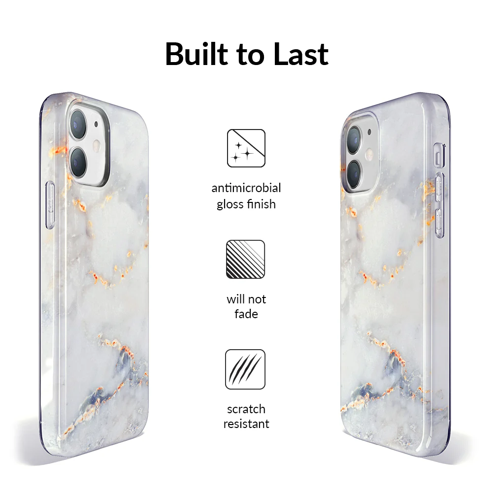 Gray Clouds Marble iPhone Case - Image 73