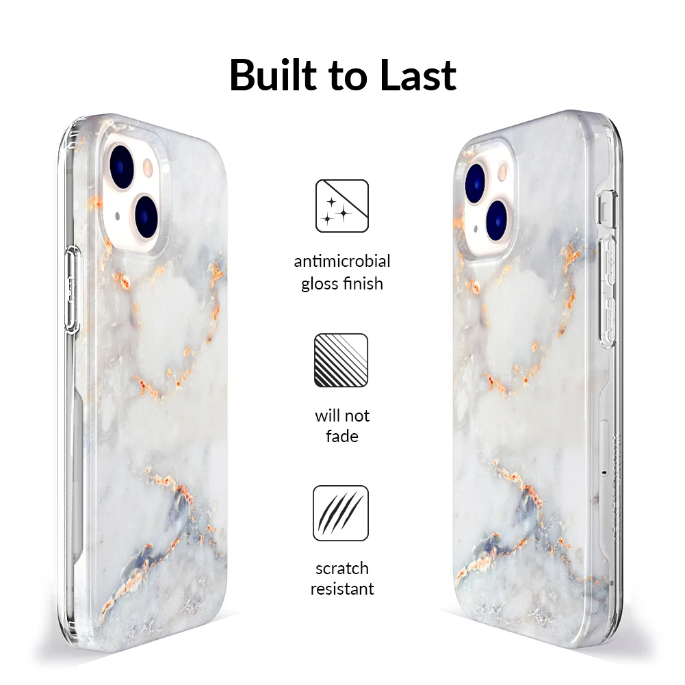 Gray Clouds Marble iPhone Case - Image 90