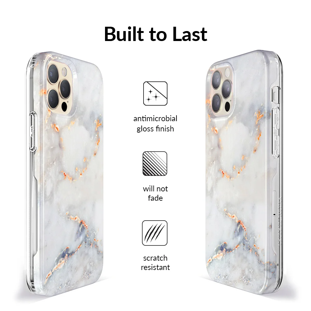 Gray Clouds Marble iPhone Case - Image 96