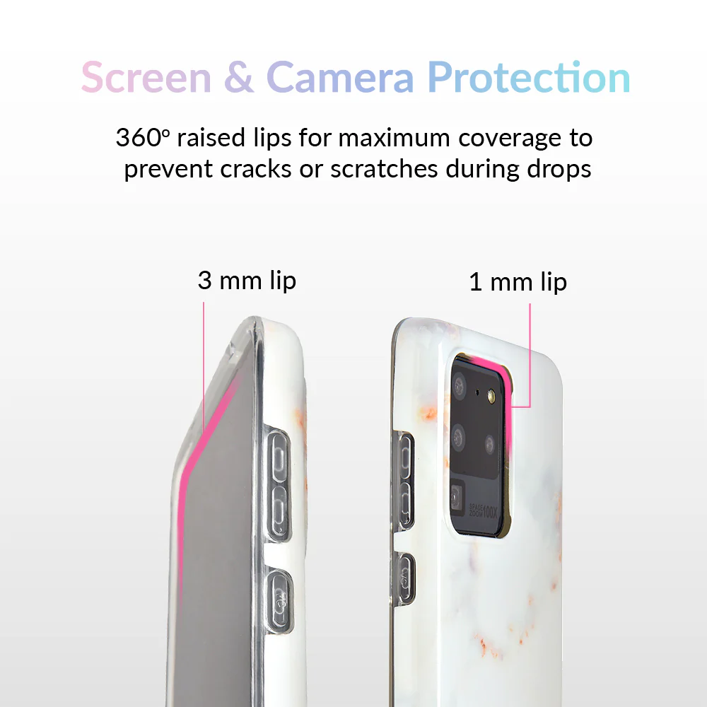Gray Clouds Marble Samsung Galaxy Case - Image 6