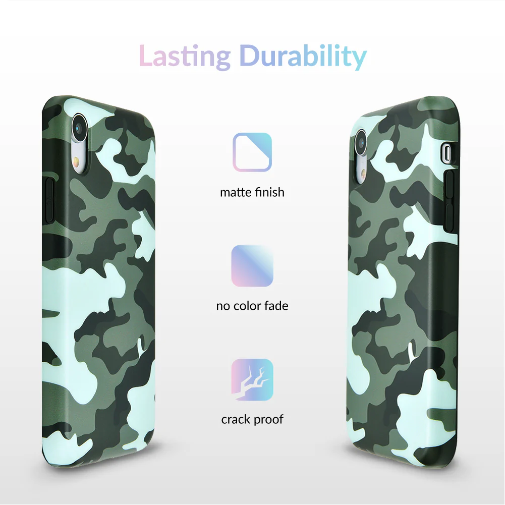 Green Camo iPhone Case - Image 58