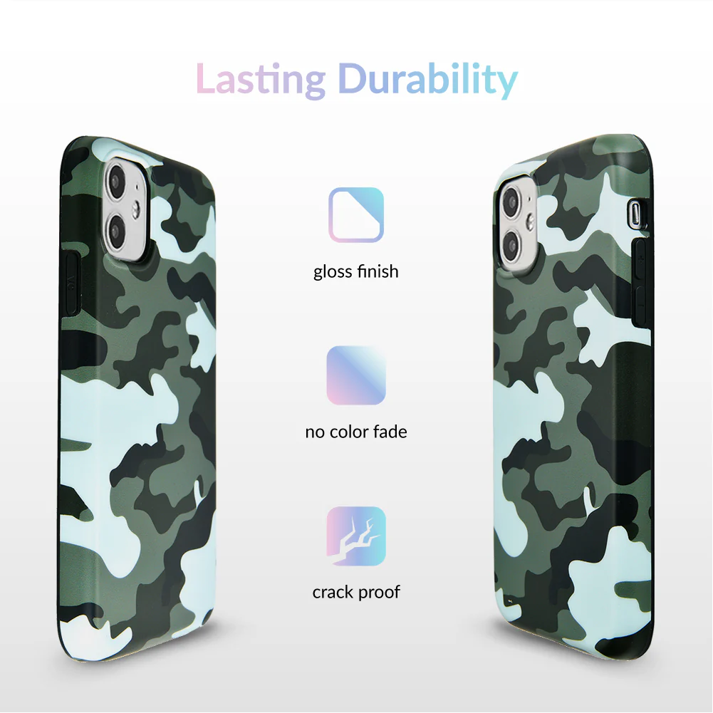Green Camo iPhone Case - Image 63