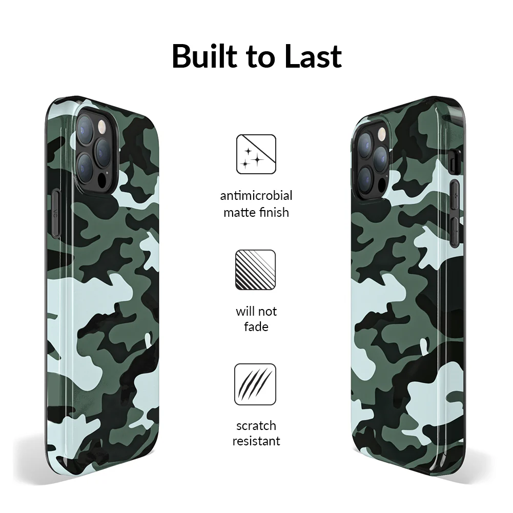 Green Camo iPhone Case - Image 78