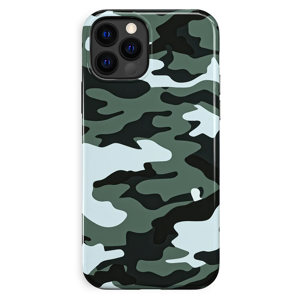Green Camo iPhone Case - Image 80