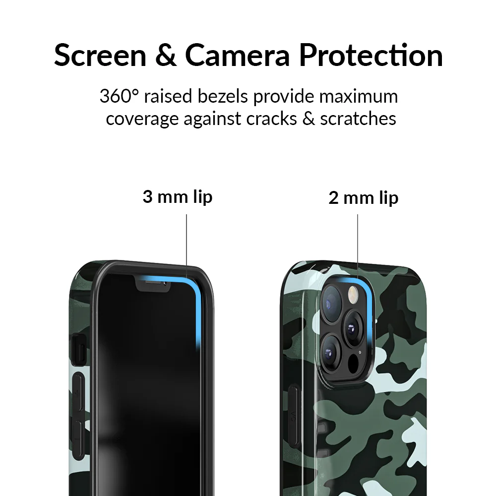 Green Camo iPhone Case - Image 81