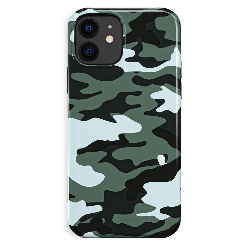 Green Camo iPhone Case - Image 85