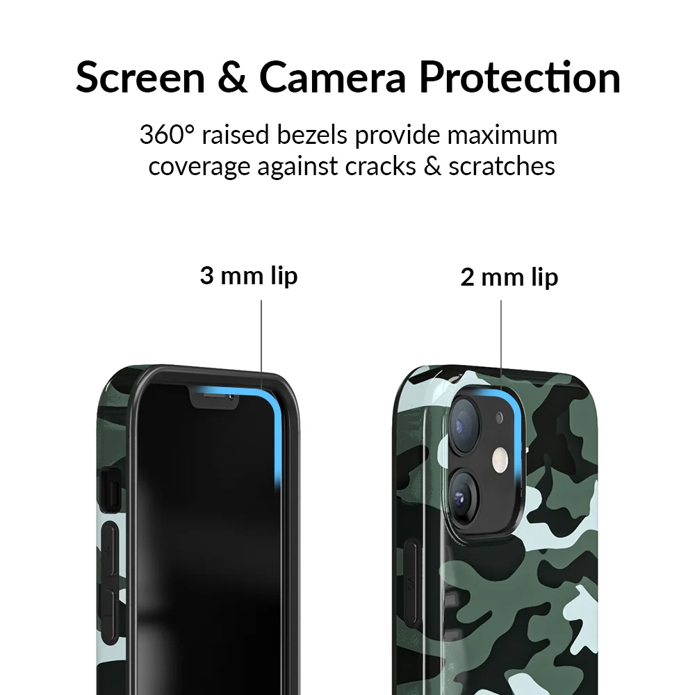 Green Camo iPhone Case - Image 91