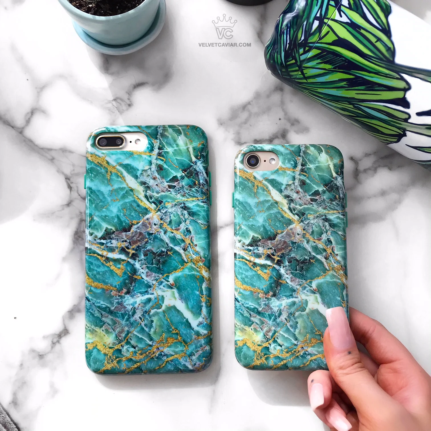 Green Emerald Marble iPhone Case - Image 15