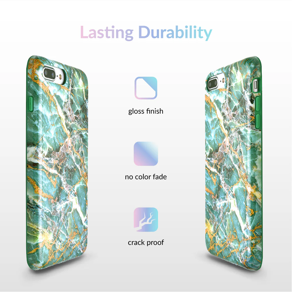 Green Emerald Marble iPhone Case - Image 24