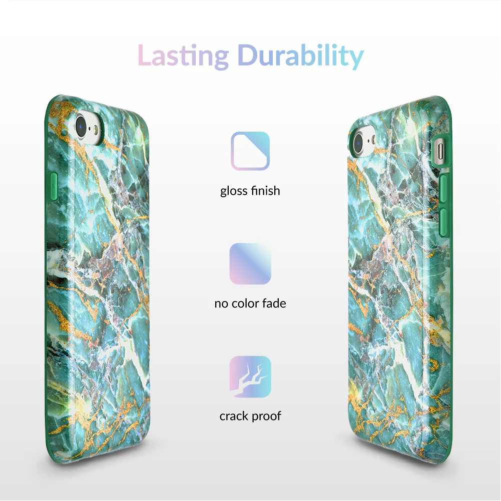 Green Emerald Marble iPhone Case - Image 31