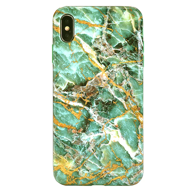 Green Emerald Marble iPhone Case - Image 48