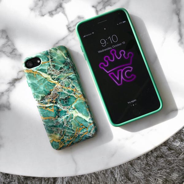 Green Emerald Marble iPhone Case - Image 49