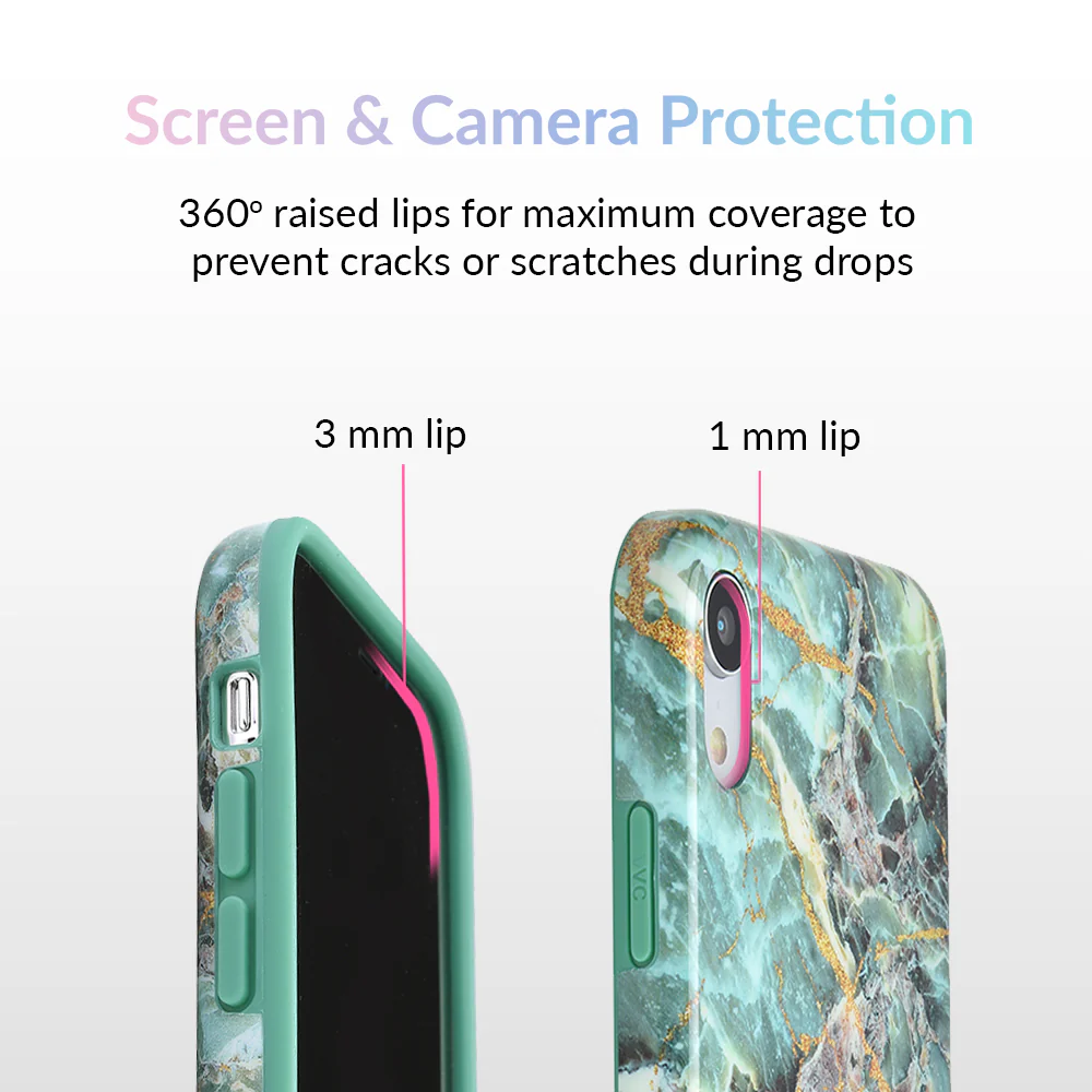 Green Emerald Marble iPhone Case - Image 56
