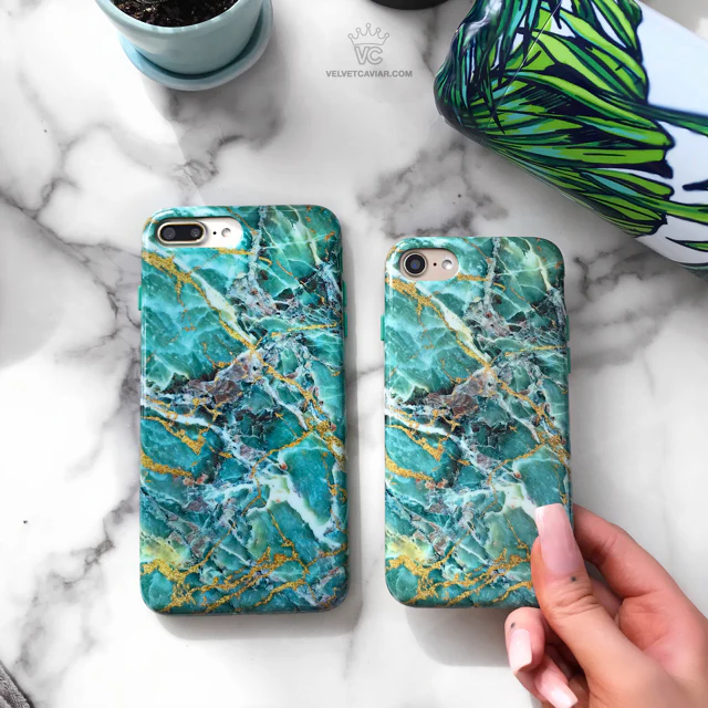 Green Emerald Marble iPhone Case - Image 9