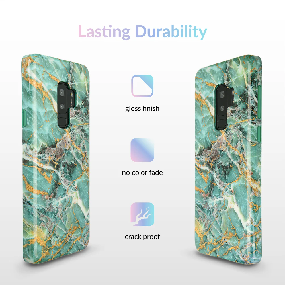 Green Emerald Marble Samsung Galaxy Case - Image 12