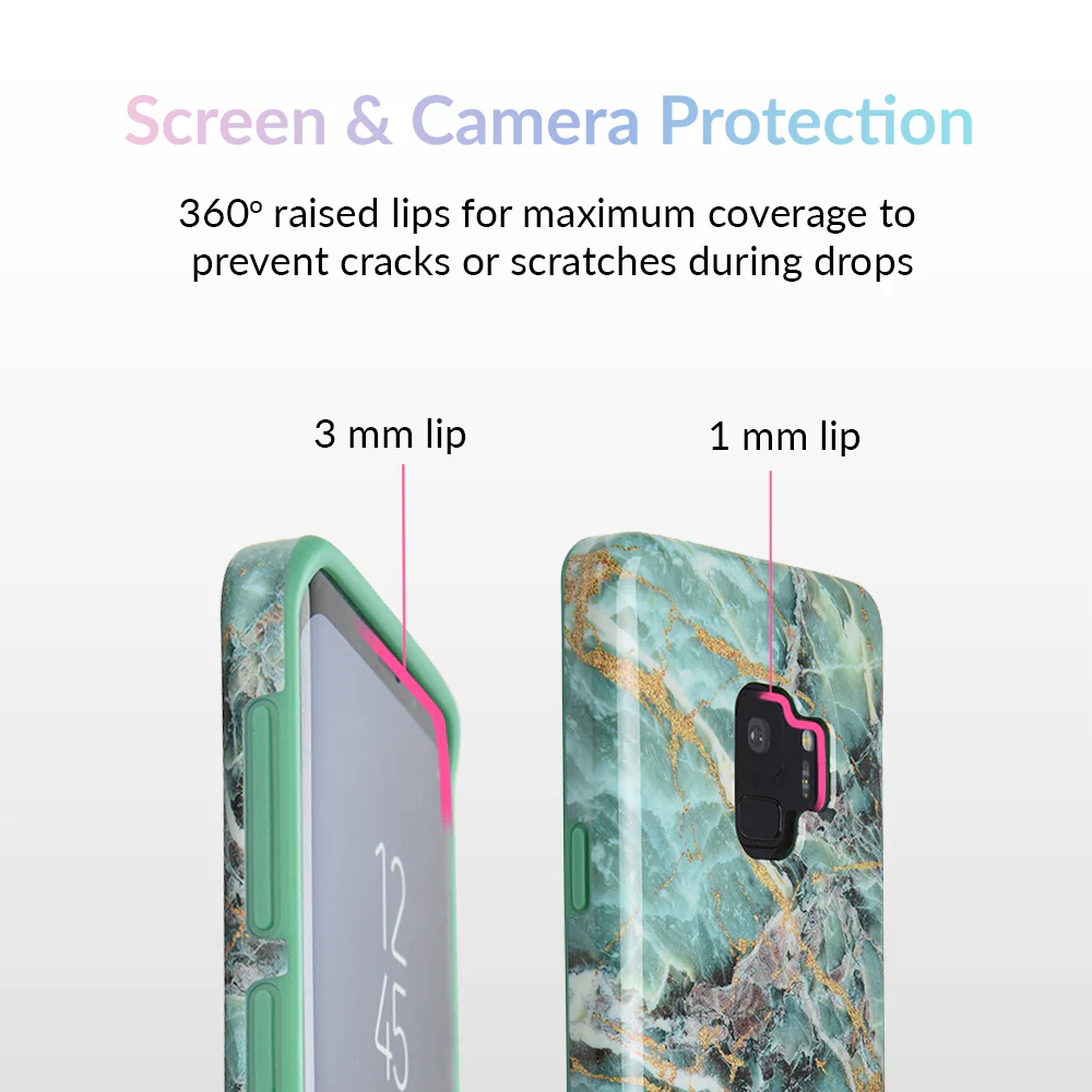 Green Emerald Marble Samsung Galaxy Case - Image 15