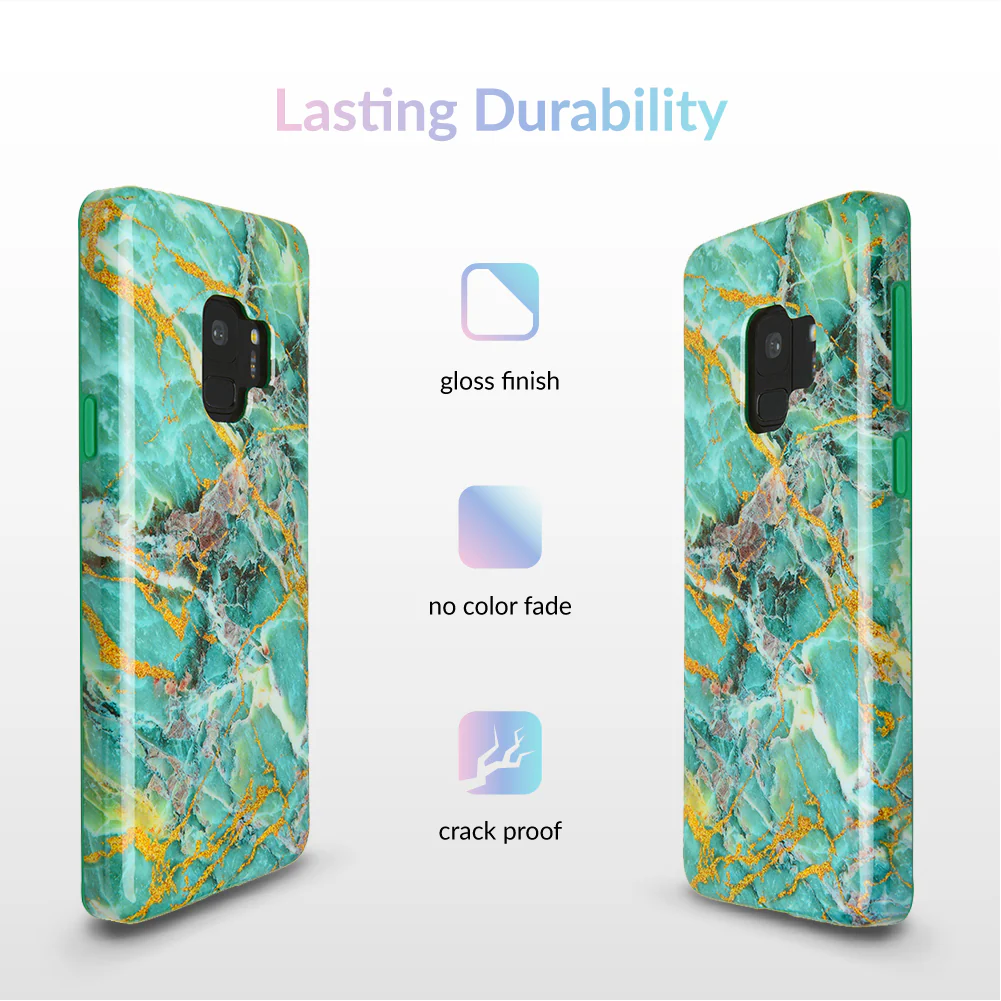 Green Emerald Marble Samsung Galaxy Case - Image 16